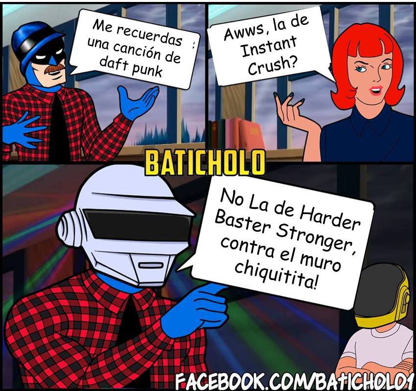 DarthFunkMx's tweet photo. Ese #BatiCholo nos comparte un meme sobre #DaftPunk https://t.co/pM19vikCad
