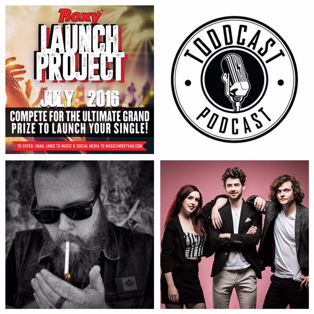TODDCastPodcast's tweet photo. July 14 catch @JakeTouzel &amp; @ToyZebra for #LaunchProject2016 at @RoxyVancouver ! #LiveMusicLivesHere https://t.co/XXjb8ALrf8