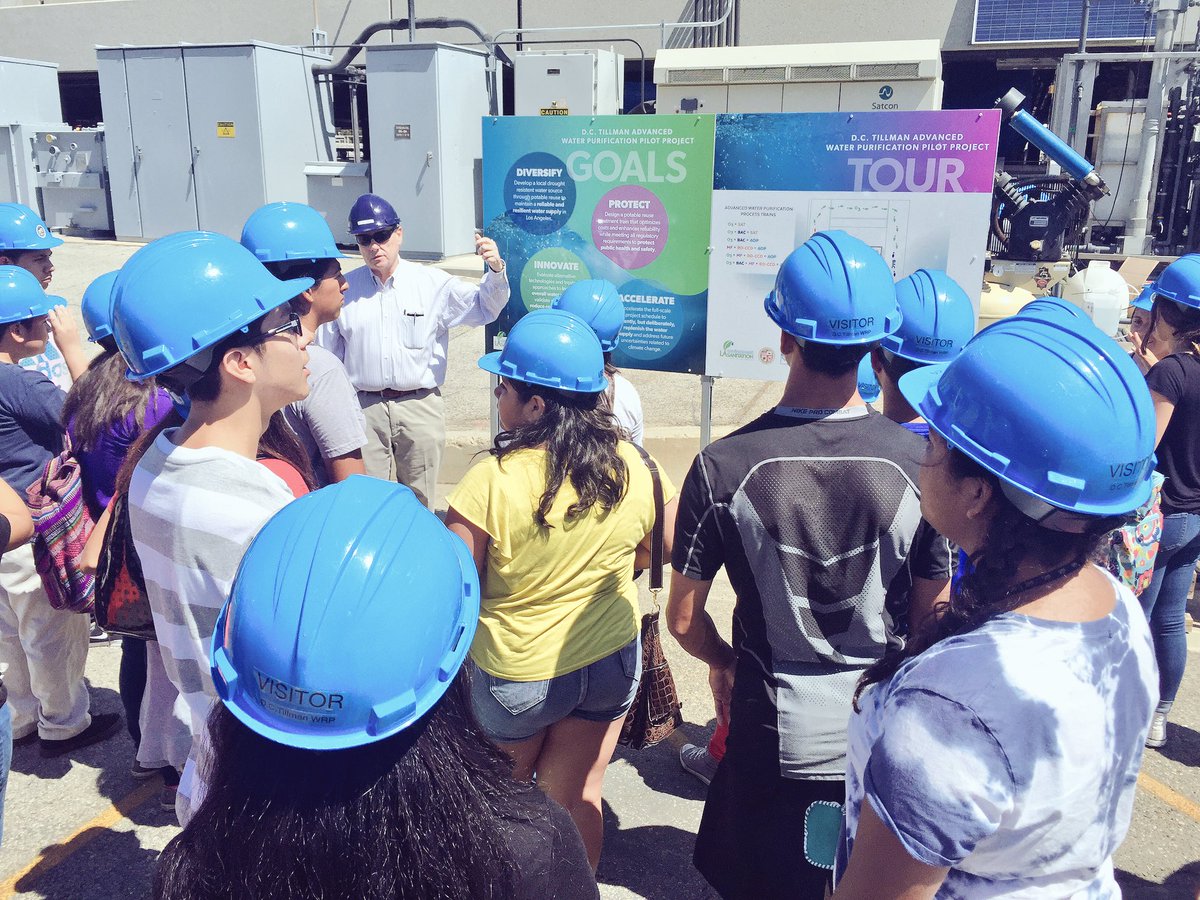 UrbanSemillas's tweet photo. Touring #Tillman with @PB__Community youth for our #aguauniversity2016 @LACitySAN @LADWP https://t.co/hekmEAs4HO