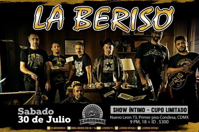 argentinosenmex's tweet photo. LA BERISO EN MÉXICO, Julio 2016 https://t.co/Q9olM9ARj8 https://t.co/jZRXESoq3l