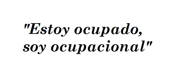 Y tu...¿estás ocupado?