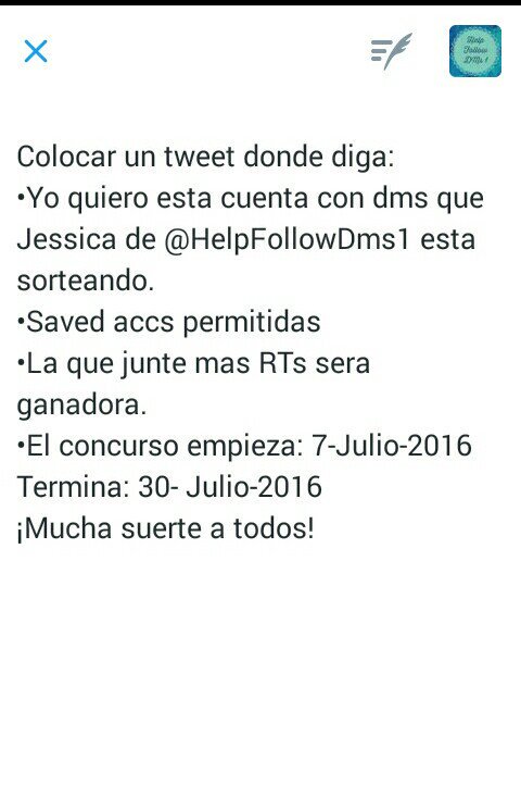 SofiaCarsonEcu's tweet image. Yo quiero esta cuenta con dms que Jessica de @HelpFollowDms1 esta sorteando 

 💫SAVED ACSS PERMITIDAS 💫

RT🙏