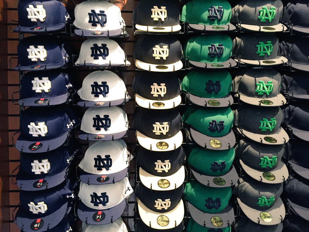 notre dame under armour baseball hat