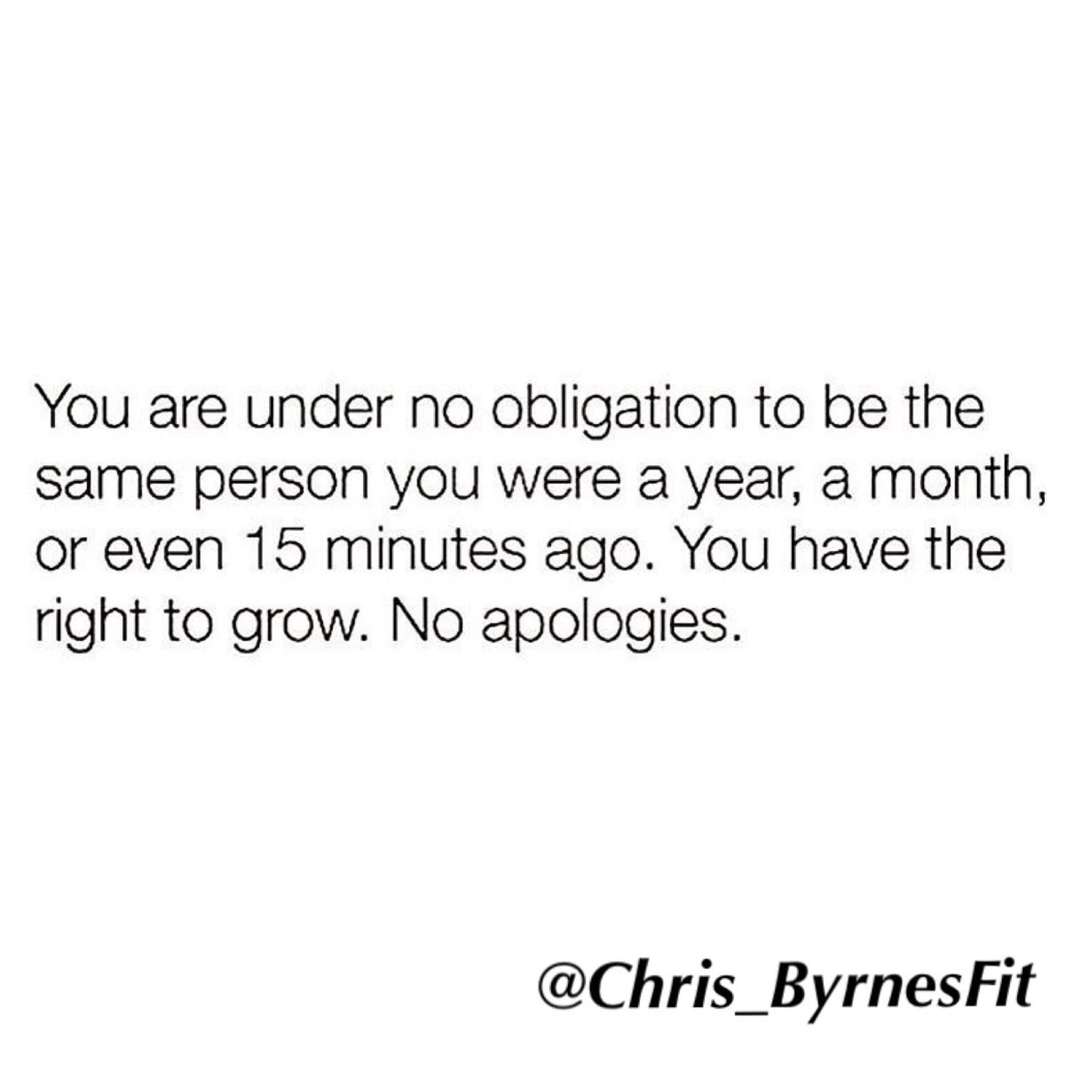 Chris_ByrnesFit's tweet photo. Grow everyday regardless of what they say. #happy #free
#PersonalDevelopment #NoGames
#StartYourLife #FitSolutions https://t.co/5y1RzntgNM