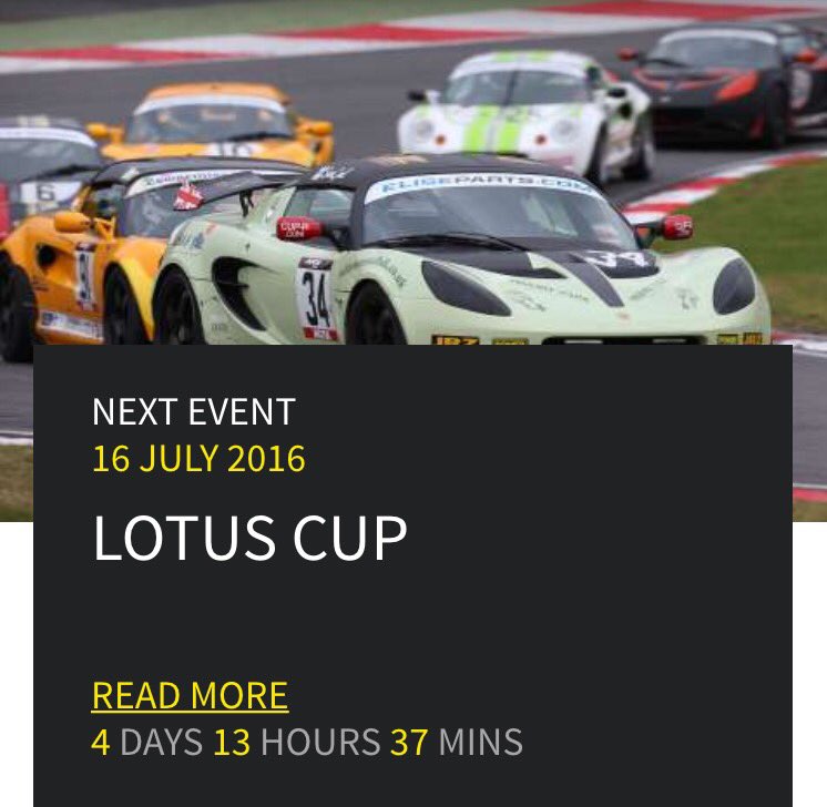 Nearly there @MSVRacing @Oulton_Park @WaterinaBox_ @LotusCupUK