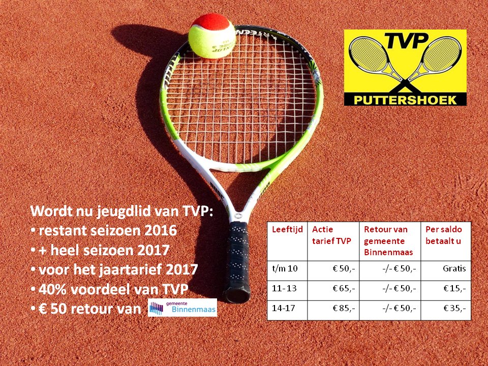 Word gratis lid van TVP: tvputtershoek.nl/lidmaatschap.h… vraag contributie terug via binnenmaas.nl/wonen-en-leven… @Binnenmaas