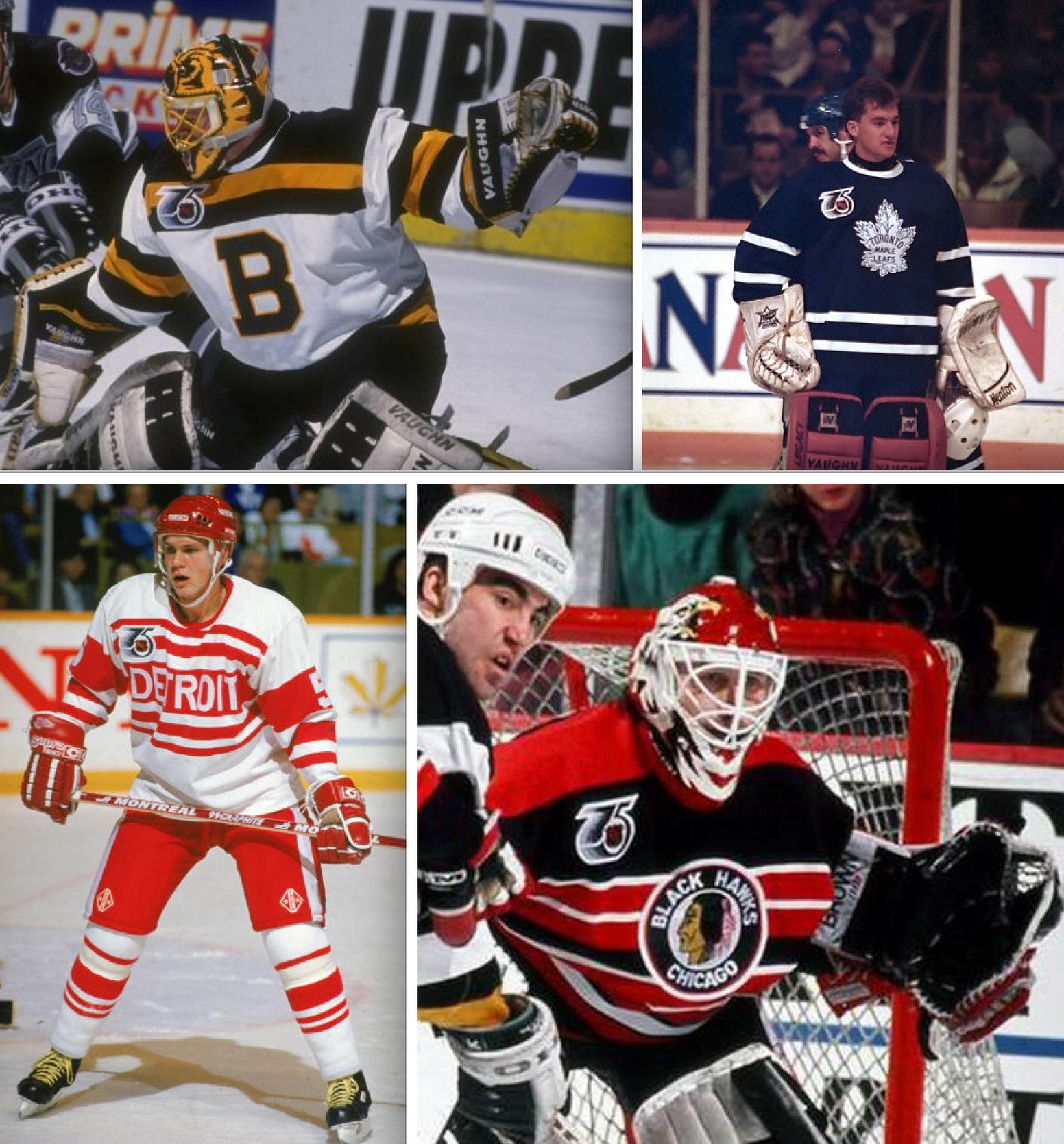 Paul Lukas on X: First NHL throwbacks were worn in 1991-92 by the