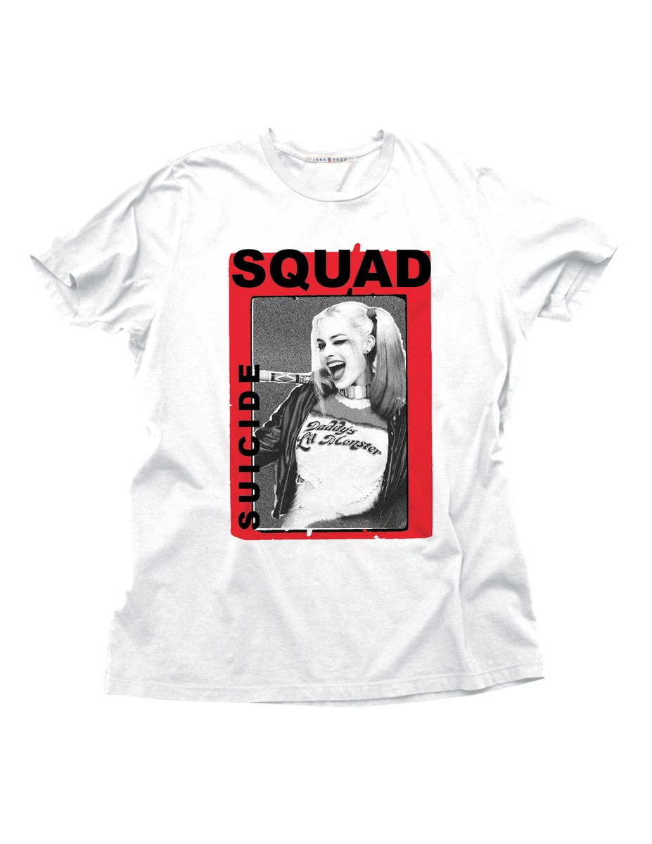 thestndrd's tweet photo. @JFclothingco will debut a line of @SuicideSquadWB shirts at this upcoming @Comic_Con. https://t.co/ZwyCYEB4Ze https://t.co/Oc5wsIgkEi