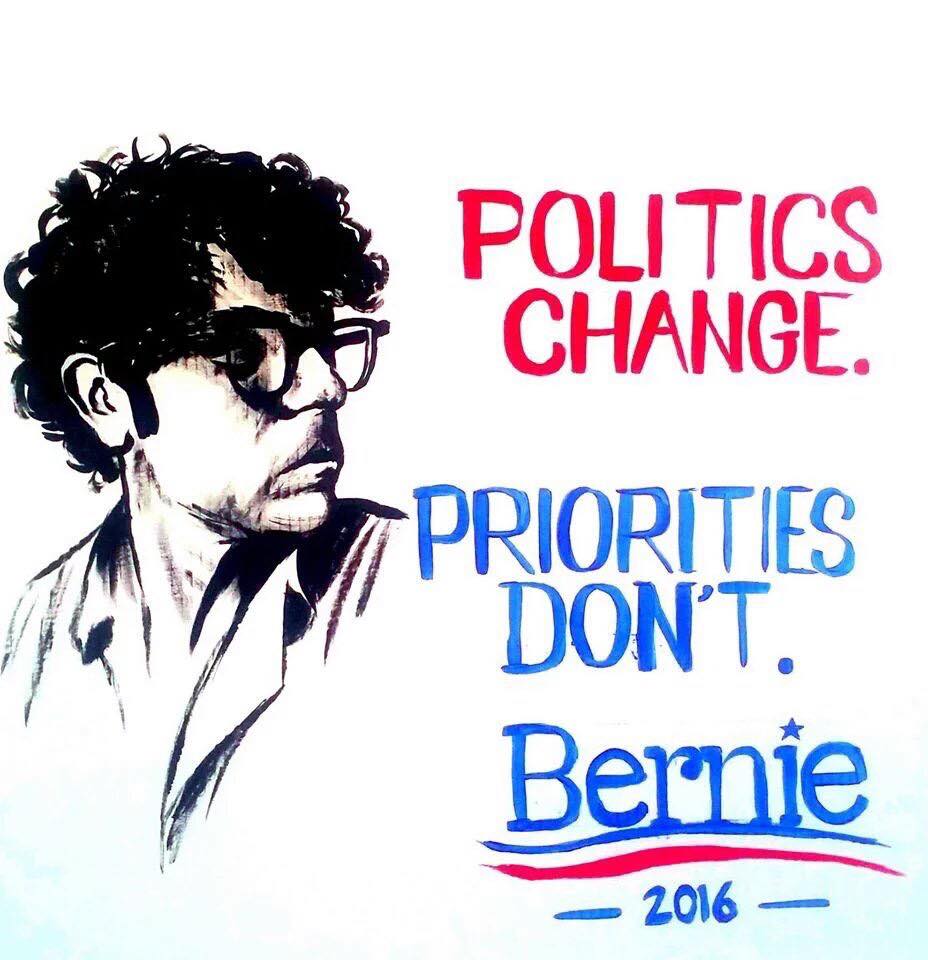 People4Bernie's tweet photo. Our priorities will always remain changing America for hundreds of years. We will not allow the status quo to remain https://t.co/h8IJyx6kMZ
