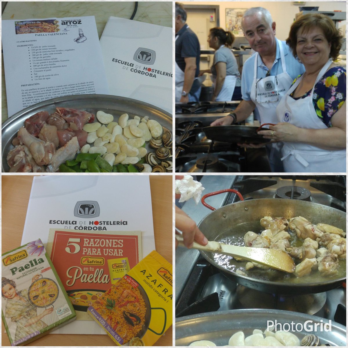 chary_serrano's tweet photo. Taller arroces de Pepe Sanchís en la @ehcordoba
Hemos hecho 2 paellas y 2 melosos.
Y obsequio de @AzafranSafrina https://t.co/AGCkkWP2dd