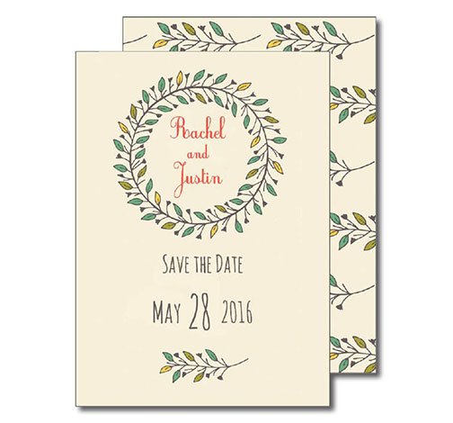 This Weeks Featured Product is our Layout #25 3.5 x 5 Save the Date Card. Visit freshimpressions.us to view all of …