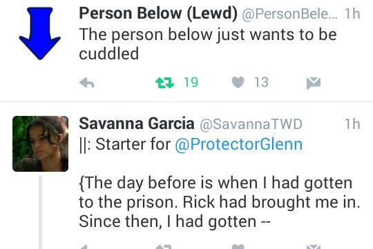 SavannaTWD's tweet photo. "This is true, actually." https://t.co/cdpGUX4xDs