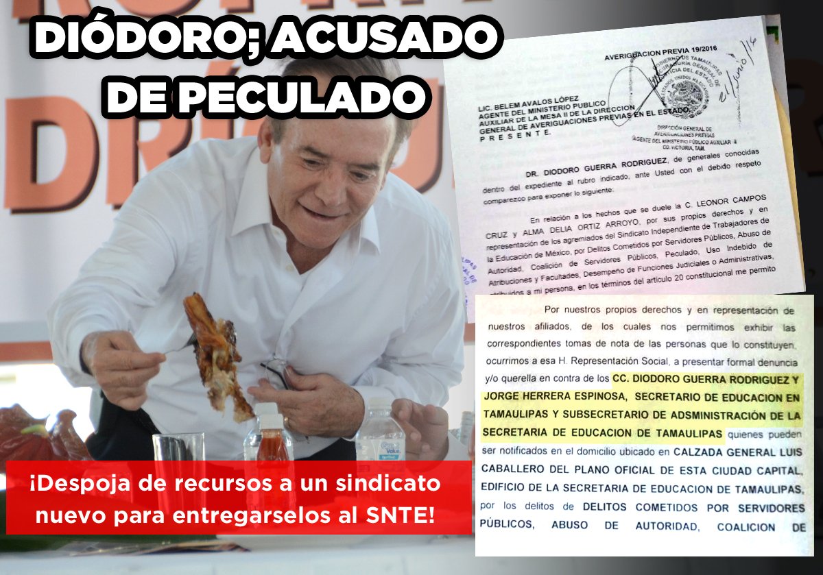 GildoGarzaMx's tweet photo. DIÓDORO; ACUSADO DE PECULADO
 https://t.co/dFIhuRGF3U #Tamaulipas #CdVictoria #Reynosa #Tampico #Madero #Altamira https://t.co/zv1q9zvmqD