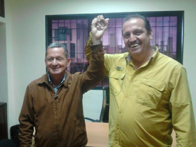 PedroLopezSC's tweet photo. @trafficTACHIRA Jesus Zamora, nuevo presidente de COPEI Táchira junto a Pedro Lopez, en San Cristobal https://t.co/iaths6gIa5