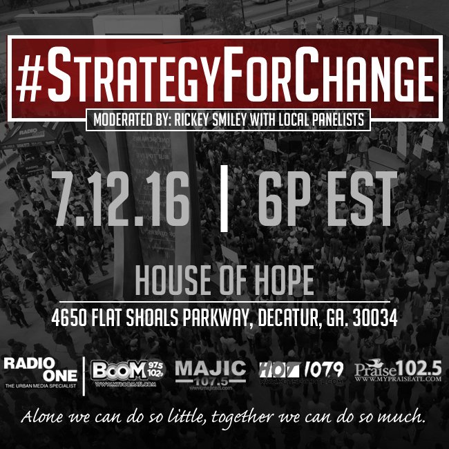 tvonetv's tweet image. #StrategyForChange @RickeySmiley