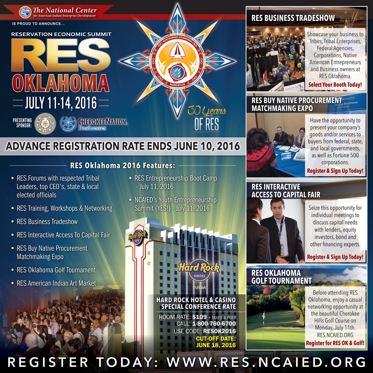 CATribalTribune's tweet photo. Not too late to register #ReservationEconomicSummit @ncaied #RES Business Tradeshow https://t.co/f5CFLsqUu9