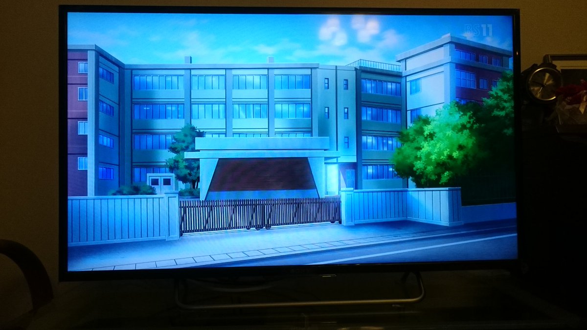 fujixyuzux7's tweet photo. あまんちゅってアニメ見てたら、どう考えてもウチの中学が出てきたんだけど https://t.co/AI2FE1aM7s