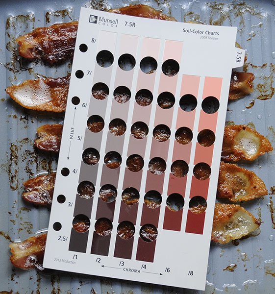 meladata's tweet photo. Learn to cook bacon with the Munsell 7.5R Soil-Color Chart.
https://t.co/YsPGx8PigX https://t.co/oZS67QylNk