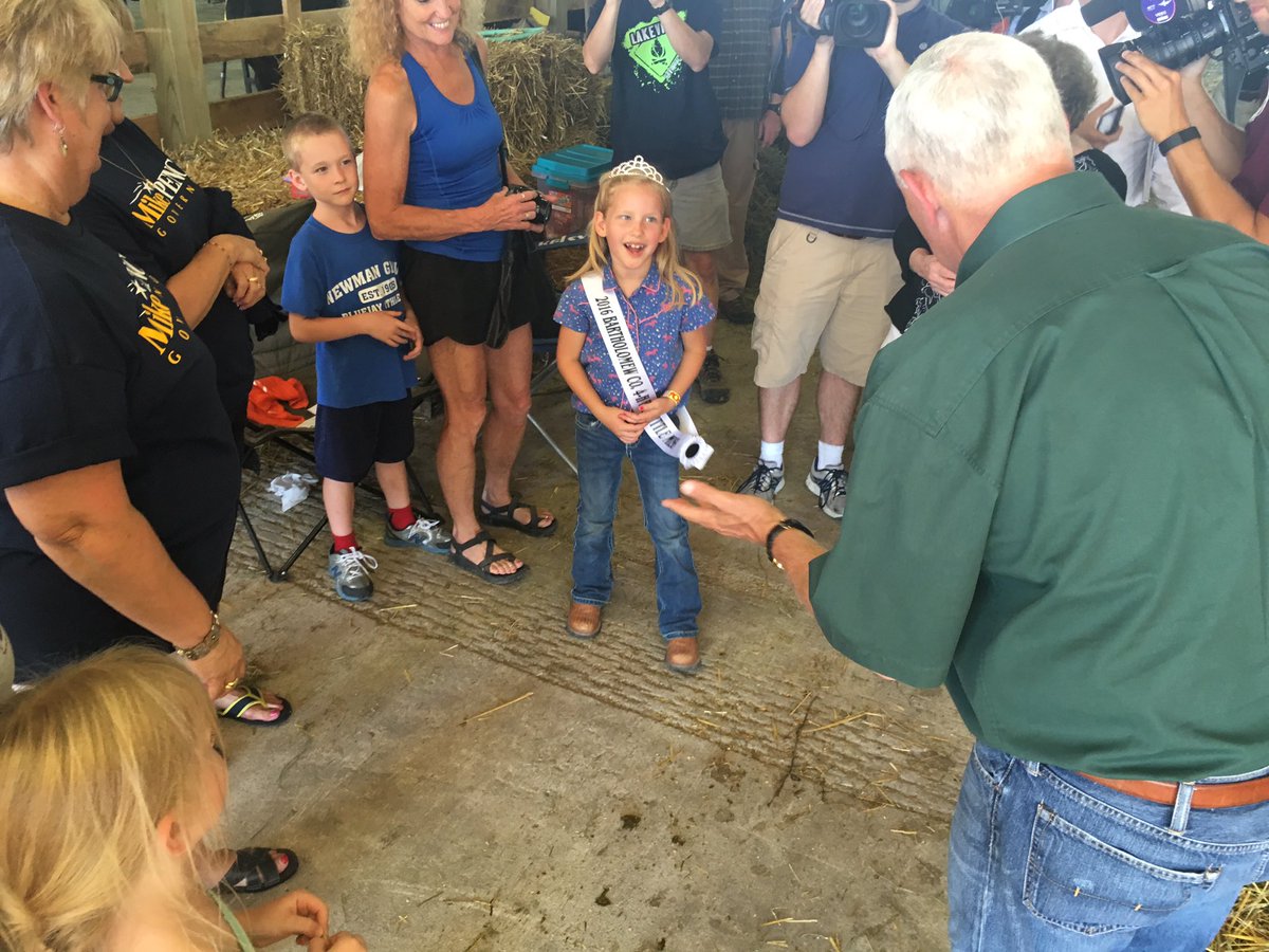Mike Pence on Twitter "County fairs in IN are a great place to spend time with family. Glad to