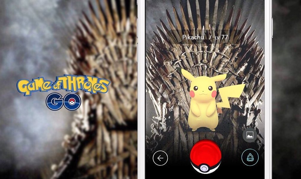 Pokemon Found: Pikachu 
Place Found: King's Landing, Westeros

#GameOfThrones #GoTGO