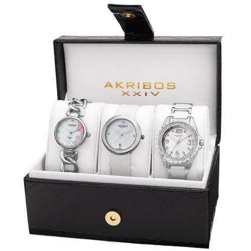 PricecomL's tweet image. Akribos Xxiv Ak887ss Silver-tone Diamond Bracelet/strap Watch Set
only  $150.00     MRSP  over $950.00