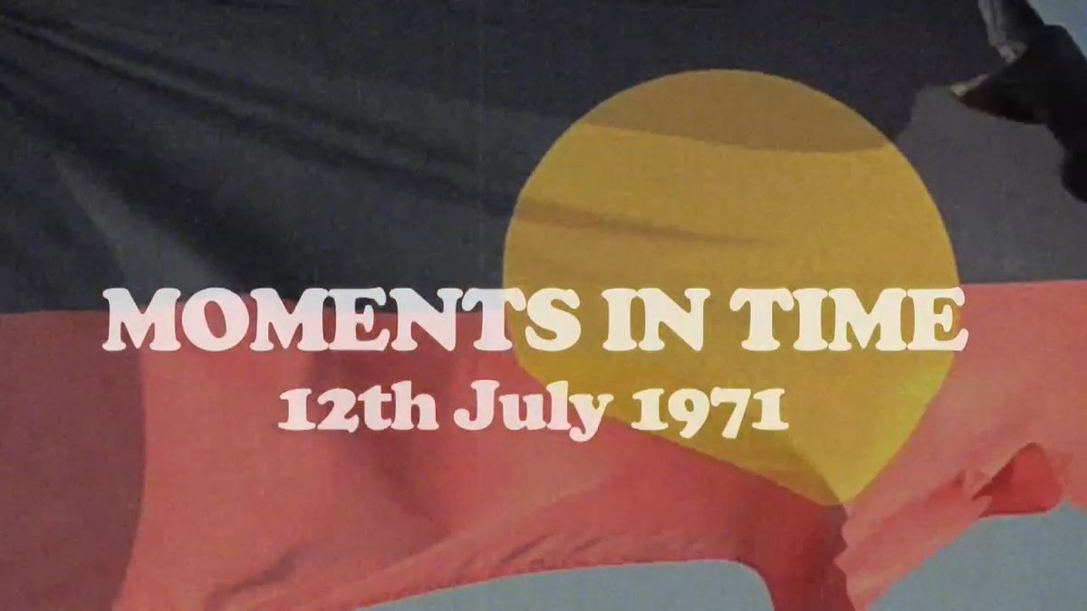 congressmob's tweet photo. MOMENTS IN TIME On this day 45 years ago our flag designed by Harold Thomas was first flown https://t.co/QfQNRQcWcz https://t.co/T60nO2lq2t