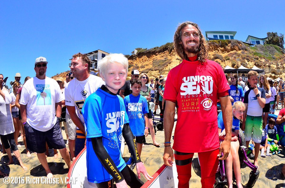 CrusePhoto's tweet photo. Here's #robmachado ready to rip it up @CAFoundation's #jrseaufoundation adaptive surf sessions! https://t.co/NJhiAdozlL