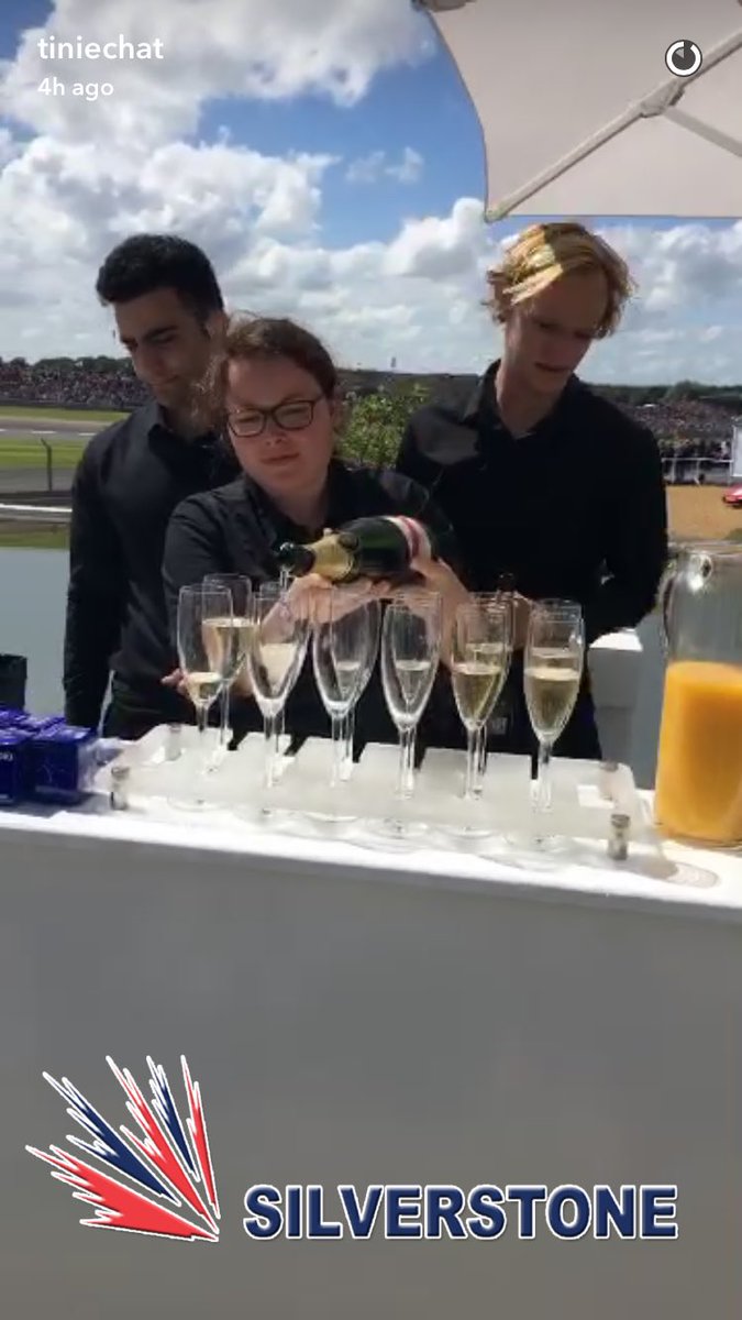 hellystevenson's tweet image. When you make it onto @TinieTempah snap story #practicallyfamousnow #formula1 #mercedes #silverstone
