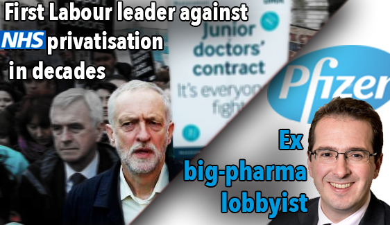 ExMomentum_NHS's tweet photo. Who will save NHS from Tory privatisation?Corbyn or Owen Smith MP who worked for private company to profit from NHS? https://t.co/YfC4ckg89u