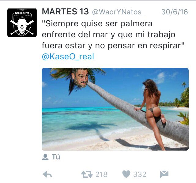 KaseO_real's tweet photo. Aquรญ estรก el tweet. Felicidades a todos y perdรณn por las molestias. #KeepPalm https://t.co/QC2kGjuyzM