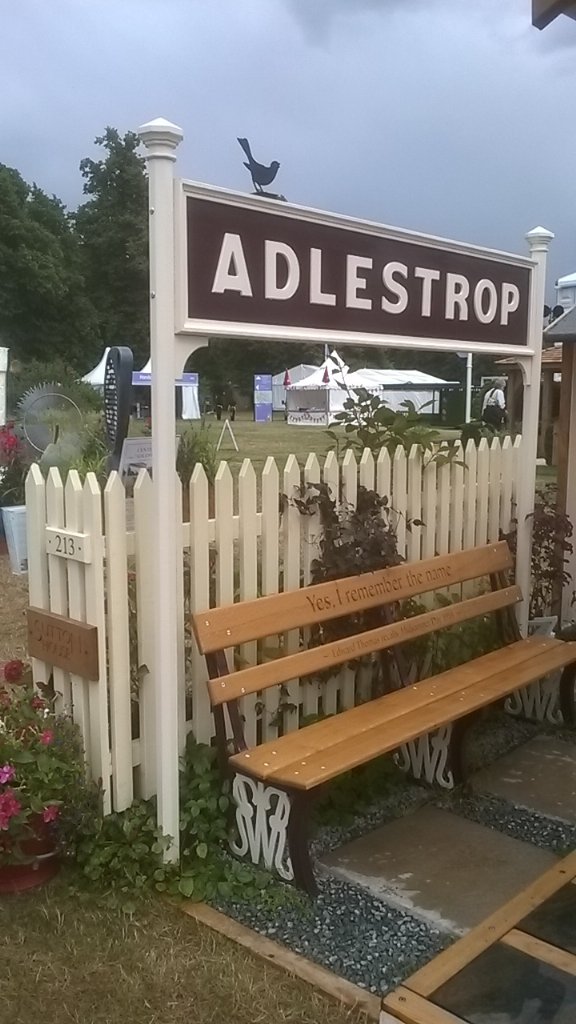 #trainspottinglive here is my <a href="/adlestrop/">Nigel James Mortimer</a> poem feature  <a href="/RHS/">Russell Smith 🤙</a> shows 2014. 100 years since the express train stopped.