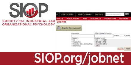 SIOPtweets's tweet image. #SIOP can help with your #IOPsych job search. 79 listings on JobNet this week.  goo.gl/o9GMDX