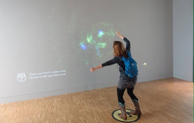 bf_sage's tweet photo. Making "body music" at @nmc_canada. Brilliant exhibitions and great to try different instruments! #MusicMonday https://t.co/OvaRGDmM24