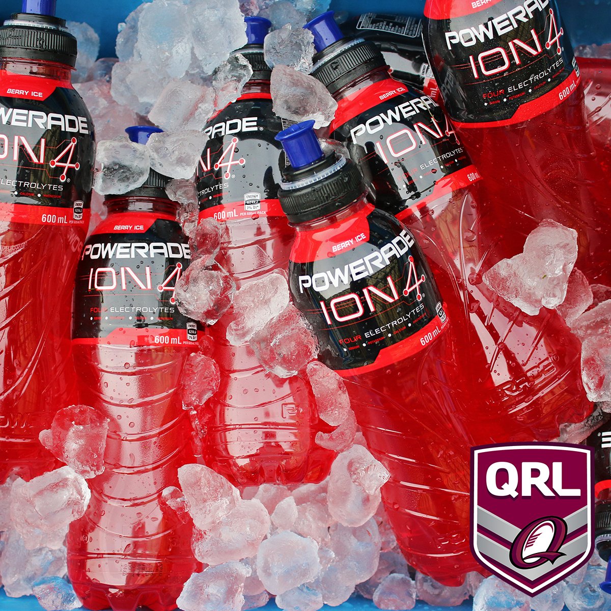 During #Origin, #QLDER's hydrate with #BerryIce. Show your support!