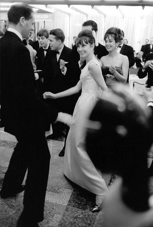 Rare Audrey Hepburn — Audrey Hepburn and Mel Ferrer dancing at the
