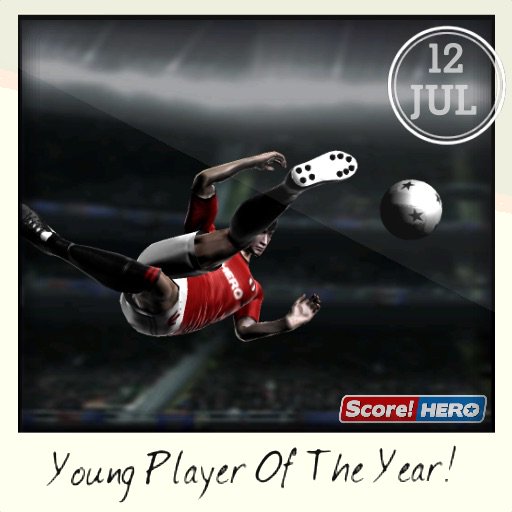 Young Player Of The Year! #scorehero itunes.apple.com/gb/app/Score!-…