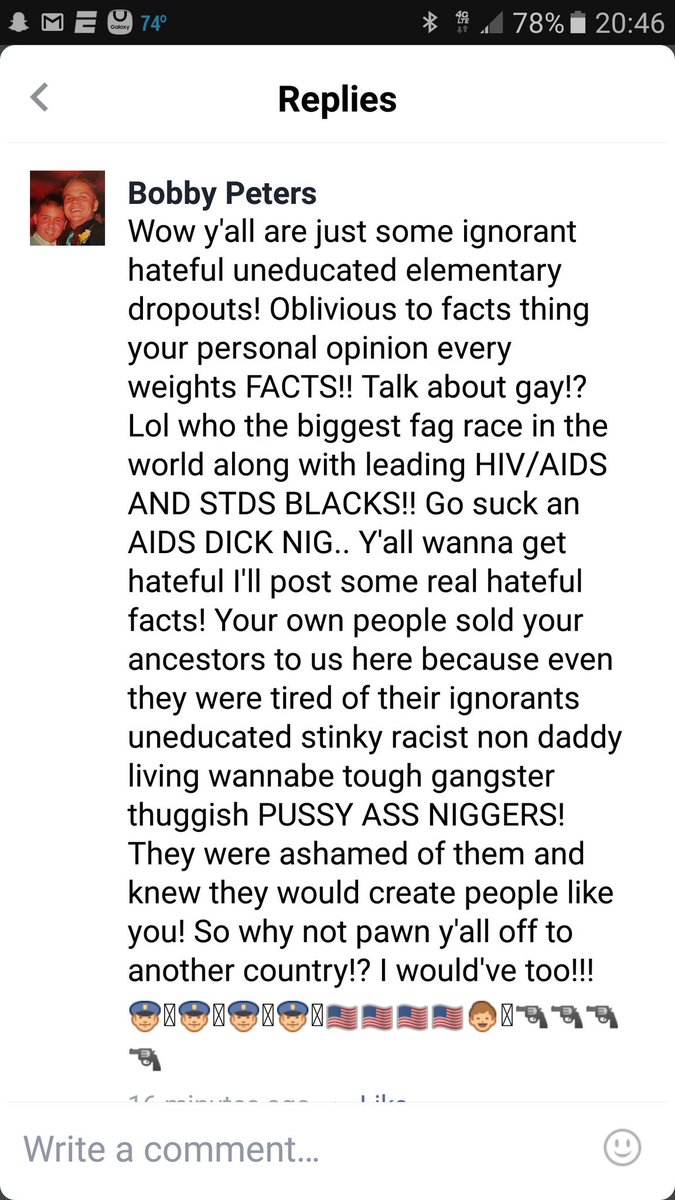 antwatda1's tweet photo. This GUY...!!! SMDH #FacebookTrash #blacklivesmatter https://t.co/oIKupDvJRJ