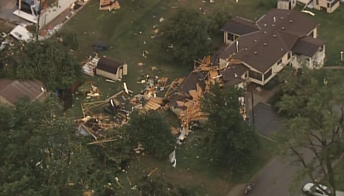 Aerial shots of tornado damage in Watkins, MN FOX 9 Scoopnest
