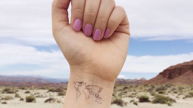 16+ Best Couple Travel Tattoo Ideas & Designs