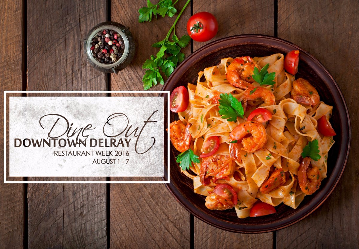 Downtown Delray's first ever #RestaurantWeek this Aug. 1-7!  <a href="/OpenTable/">OpenTable</a> #DelrayBeach #LoveFL downtowndelraybeach.com/restaurantweek