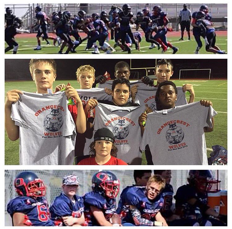 coachvanwag's tweet photo. @Coach_Shiffman Bonus Question: Last year's #OrangecrestWolves middle school football version - The Dude. #hogfbchat https://t.co/A81u9CBRDk