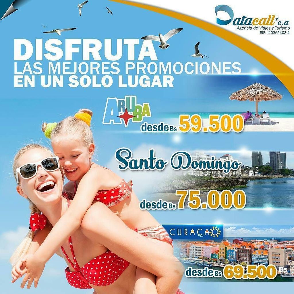 hotlatin_la's tweet photo. By @viajesdatacall -  Pasa unas #vacaciones inolvidables en #Auruba #SantoDomingo… https://t.co/95GnMhSdTN https://t.co/ORKWDQnCRO