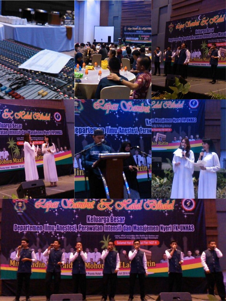 MultiSoundINDO's tweet photo. 10/Juli/2016 Halal bi Halal Ilmu Anestesi Unhas at Sheraton Hotel Makassar https://t.co/oBOJ4BiPfz