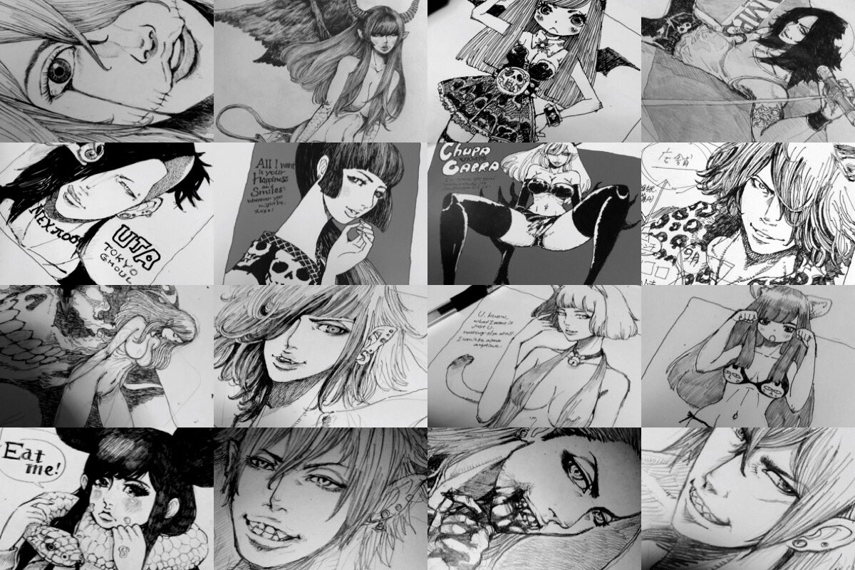 落書き&amp;オフショ垢はじめました
ということでタグやります
#絵描きさんと繋がりたい 
#漫画家志望さんと繋がりたい 
#イラストレーター 