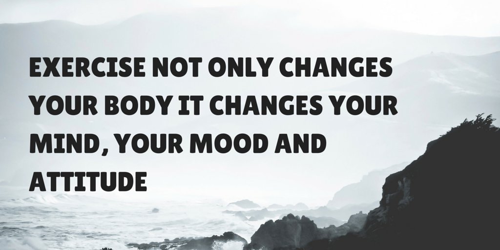 vidya_pr's tweet image. &quot;Exercise not only changes your body it changes your mind, your mood and attitude.&quot;