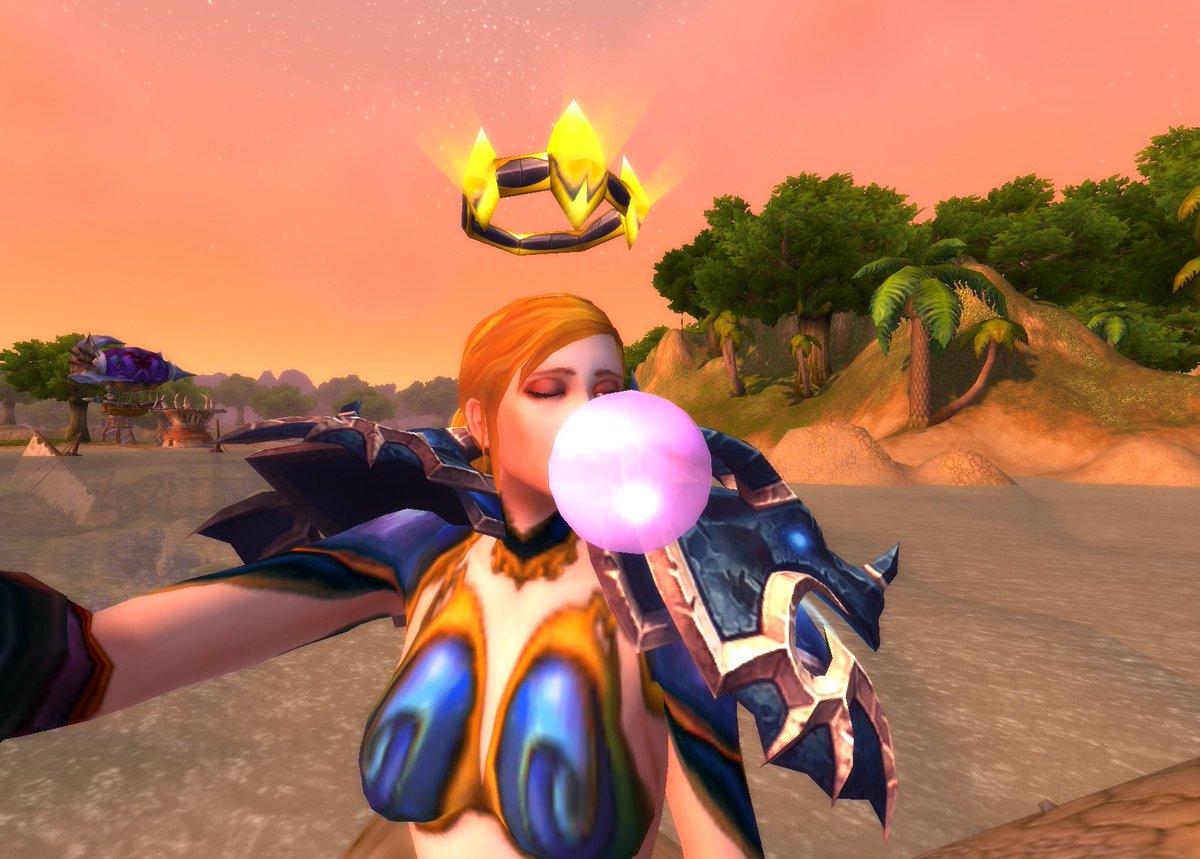 Nia30001's tweet photo. Bubble! <3 #Warcraft #WoWselfie https://t.co/TqgPi1ZCPQ