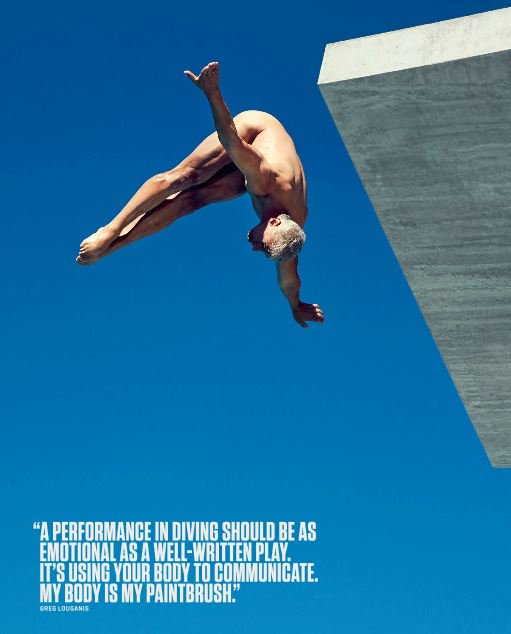 DenverBroncosID's tweet photo. ▶️ Greg Louganis, Retired Diver\. 4-time Olympic Gold Medalist

#ESPN #ESPNMagazine #BodyIssue #BodyIssue2016 https://t.co/IkT4fx3JvZ