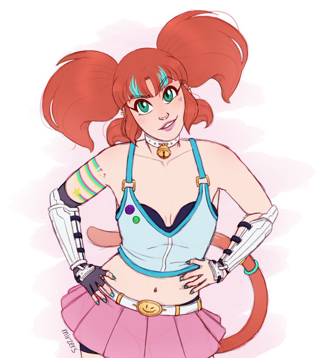 "You know, like 'nyah'!"