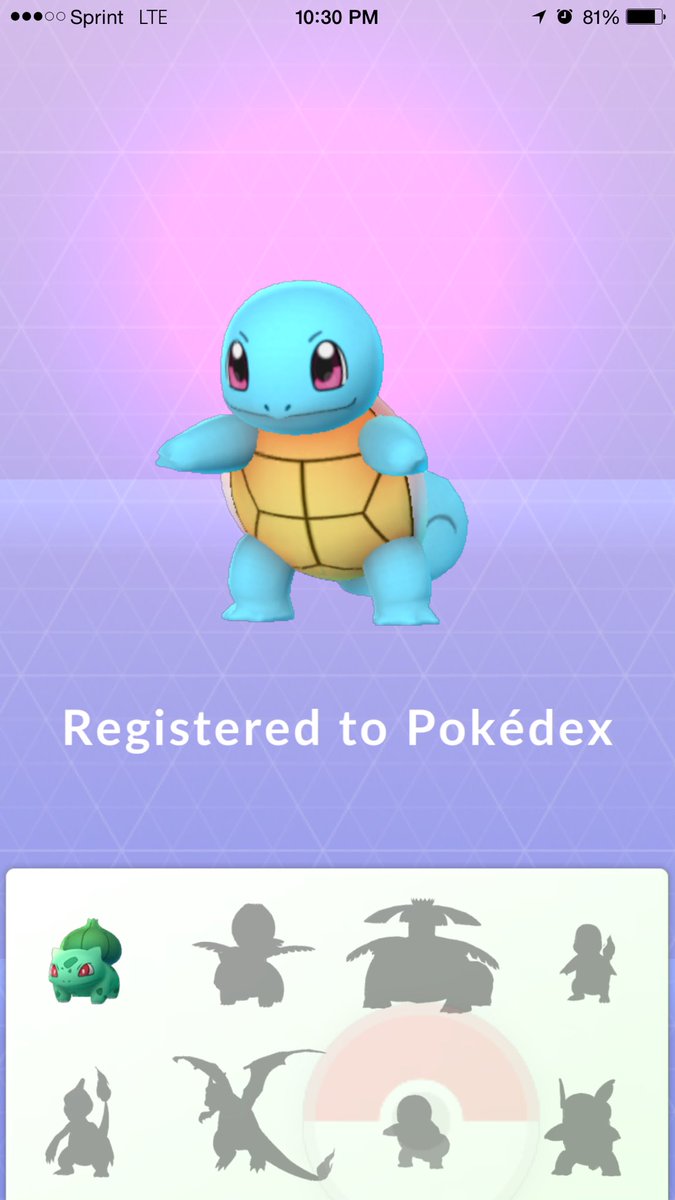 Austin_Samona's tweet photo. Finally caught a #squirttle #PokemonGO https://t.co/RRqs92ntb2