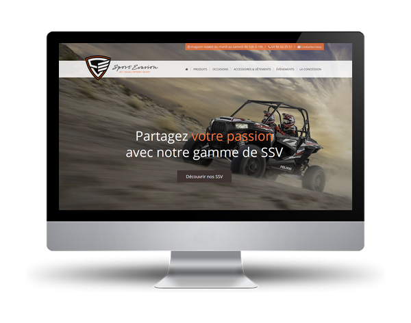 vertuoz's tweet photo. Notre nouvelle réalisation : Sport Evasion, concession de véhicules de loisirs. https://t.co/Wzy4VH6Uq2 #website https://t.co/ACwnypP3sz